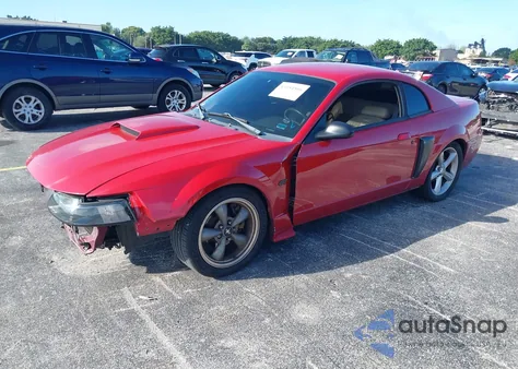2002 Ford Mustang Gt z USA, uszkodzony, nr VIN 1FAFP42X02F190332